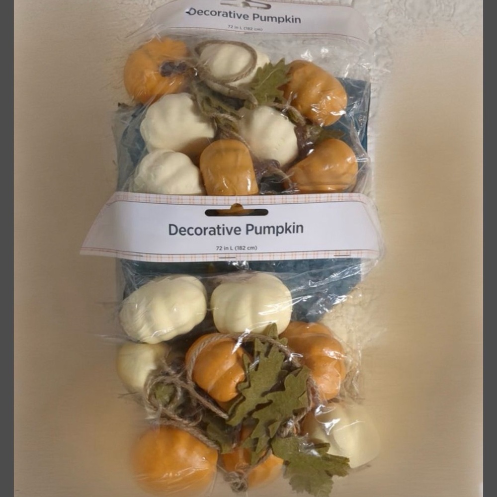 Perfect Harvest 6 ft pumpkin Garland Bundle